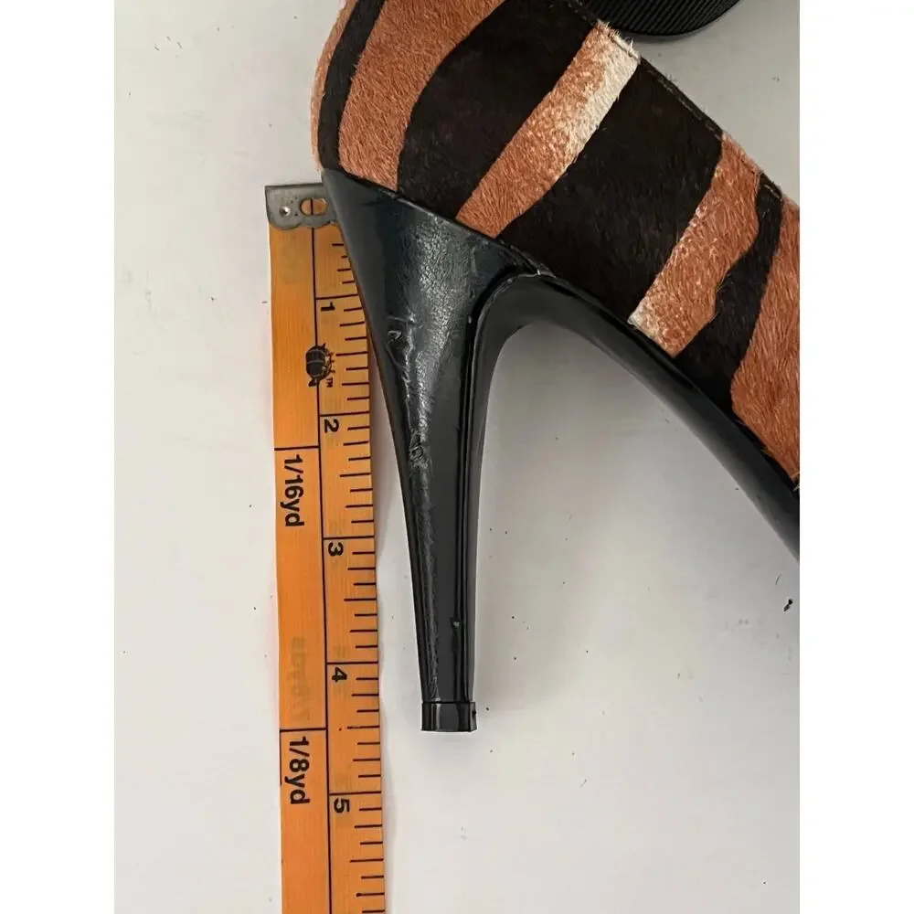 NWOT Nine West Women's Rocha Platform Pumps Natural Multi Animal Print Size 7.5 - Picture 7 of 8